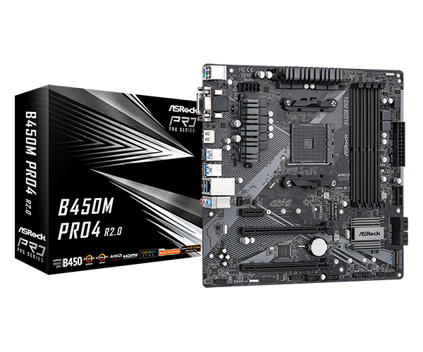 ASRock B450M Pro4
